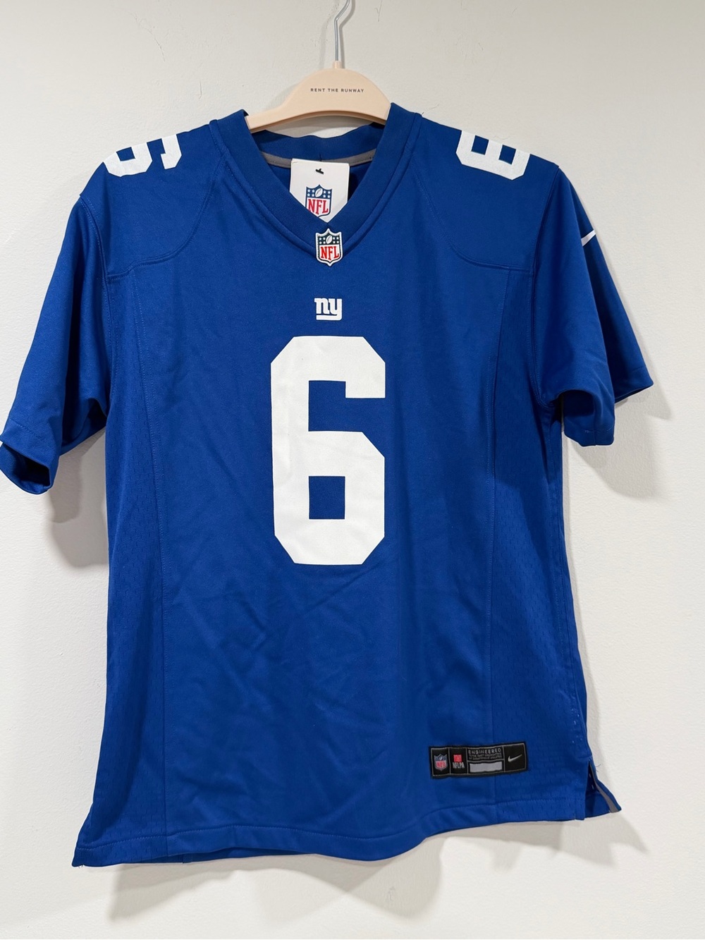 Nike New York Giants Jaxson Dart #6 NFL Game Jersey Youth L 14/16 NWT